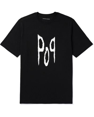 Pop Trading Co. Corn Logo-print Cotton-jersey T-shirt - Black
