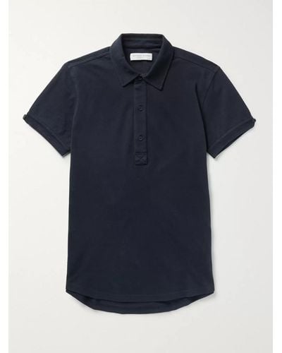 Orlebar Brown Sebastian Slim-fit Cotton-piqué Polo Shirt - Blue