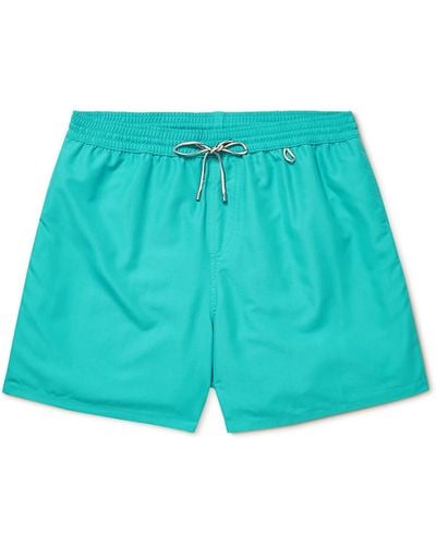 Loro Piana Mid-length Swim Shorts - Blue