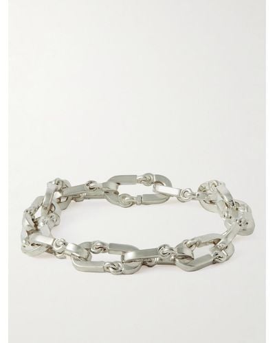 M. Cohen Perihelion Sterling Silver Chain Bracelet - Natural