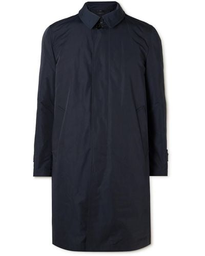 Tom Ford Faille Coat With Detachable Quilted Down Liner - Blue