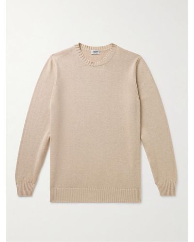 Ghiaia Cotton Sweater - Natural