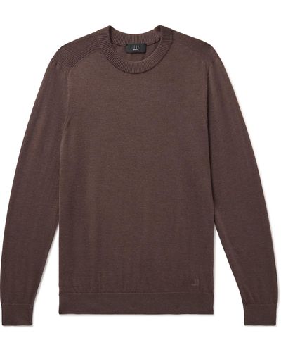 Dunhill Slim-fit Cashmere Sweater - Brown