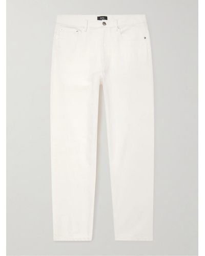 A.P.C. Martin Straight-leg Jeans - White