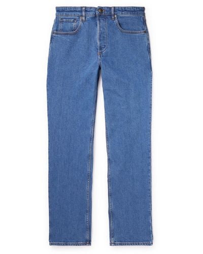 Saman Amel Slim-fit Straight-leg Jeans - Blue