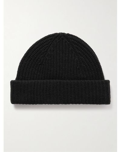 NN07 Sailor 6529 Ribbed Wool-blend Beanie - Black