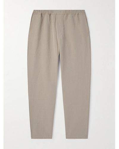 A Kind Of Guise Banasa Straight-leg Cotton And Linen-blend Trousers - Natural