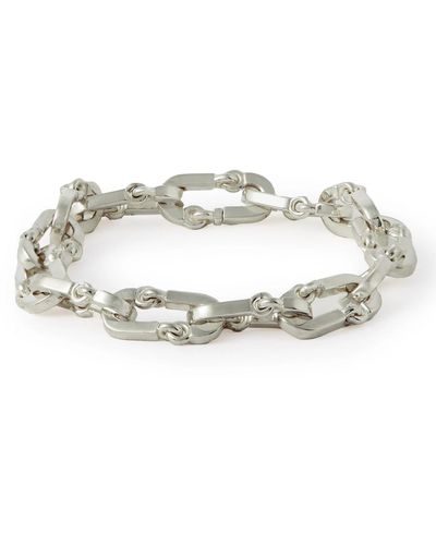 M. Cohen Perihelion Sterling Silver Chain Bracelet - Metallic