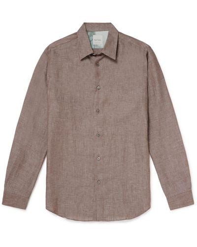 Paul Smith Linen Shirt - Gray