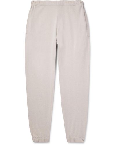 Ghiaia Tapered Cashmere Sweatpants - White