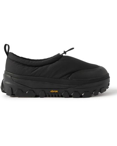 Amomento Padded Shell Slip-on Sneakers - Black