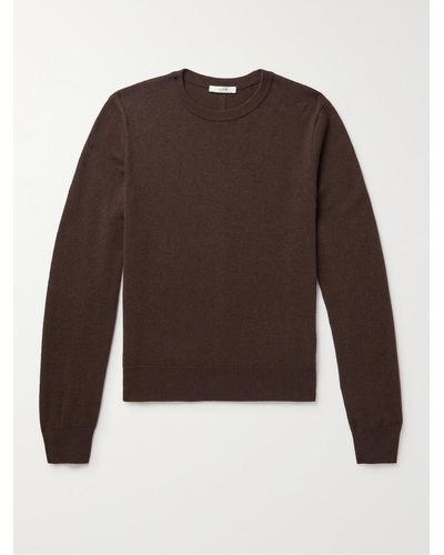 The Row Benji Cashmere Jumper - Brown