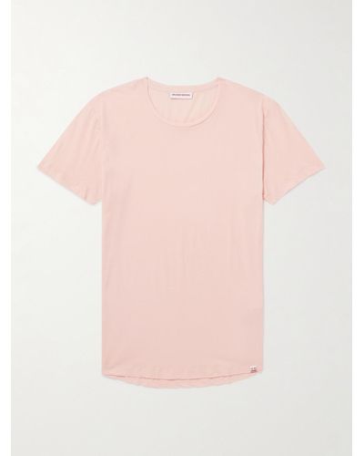 Orlebar Brown Ob-t Slim-fit Cotton-jersey T-shirt - Pink