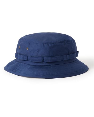 Beams Plus Cotton-ripstop Bucket Hat - Blue