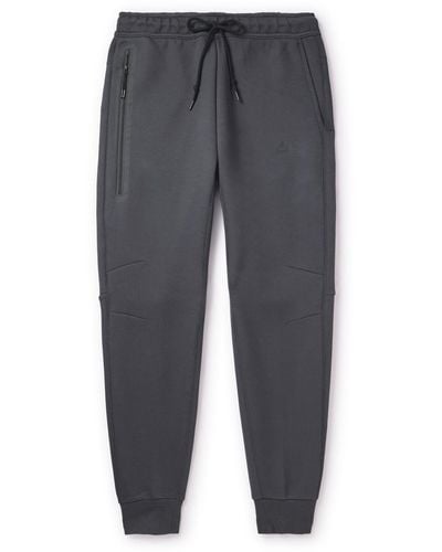 Nike Straight-leg Cotton-blend Jersey Sweatpants - Gray