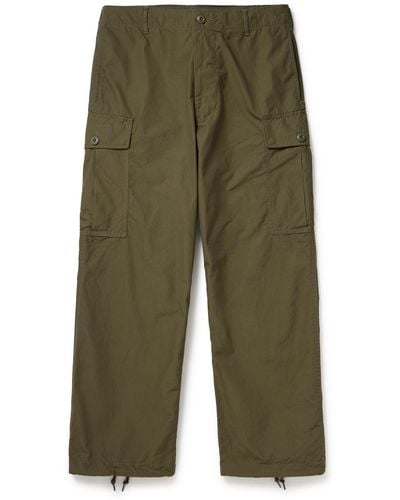 Beams Plus Straight-leg Cotton-ripstop Pants - Green