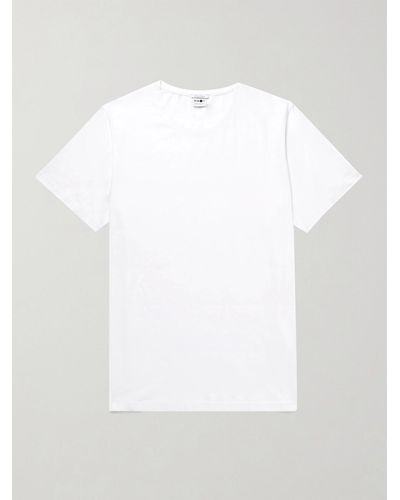 NN07 Pima Cotton-Jersey T-Shirt - Bianco