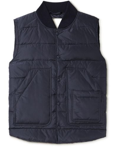 Valstar Quilted Padded Shell Down Gilet - Blue