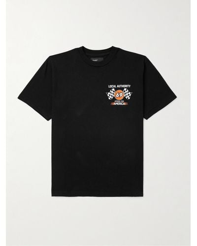 Local Authority T-shirt in jersey di cotone con logo Sex Drive - Nero