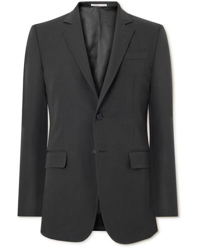 Gabriela Hearst Irving Wool Suit Jacket - Black