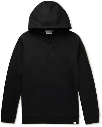 Norse Projects Vagn Cotton-jersey Hoodie - Black