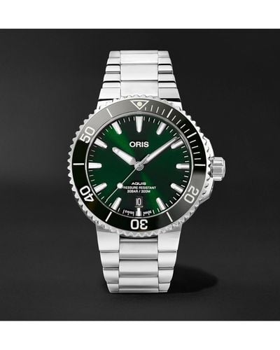 Oris Aquis Date Automatic 41.5mm Stainless Steel Watch, Ref. No. 01 733 7766 4157-07 8 22 05peb - Black
