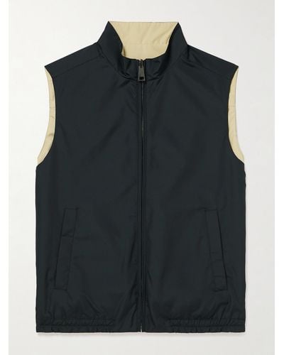 Canali Gilet in shell - Nero