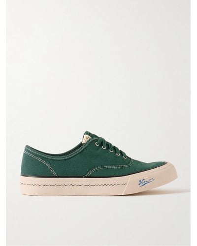 Visvim Logan Sneakers aus Canvas - Grün