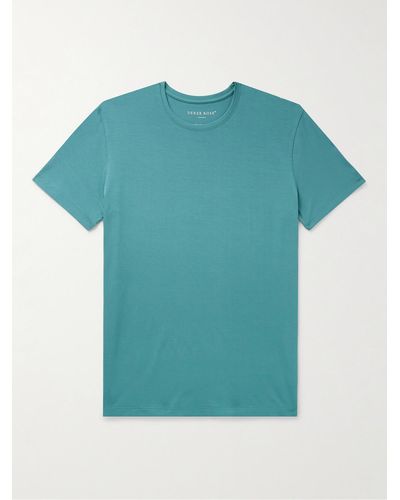 Derek Rose Basel 14 Stretch-modal Jersey T-shirt - Blue