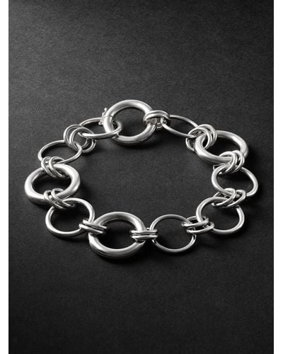 Spinelli Kilcollin Titan Sterling Silver Chain Bracelet - Black