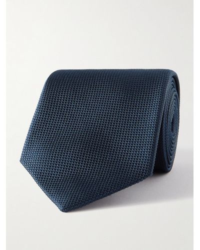 Charvet 7cm Silk-jacquard Tie - Blue