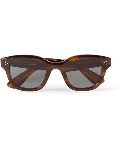 Garrett Leight Cyprus Square-frame Acetate Sunglasses - Multicolor