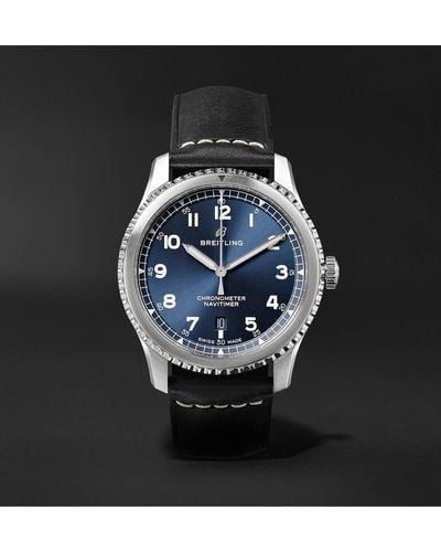 Breitling Navitimer 8 Automatic Chronometer 41mm Steel And Leather Watch, Ref. No. A17314101c1x2 - Blue