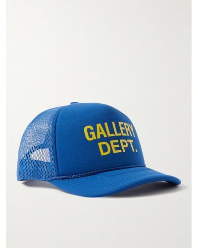 GALLERY DEPT. Berretto da baseball in tela e mesh con logo - Blu