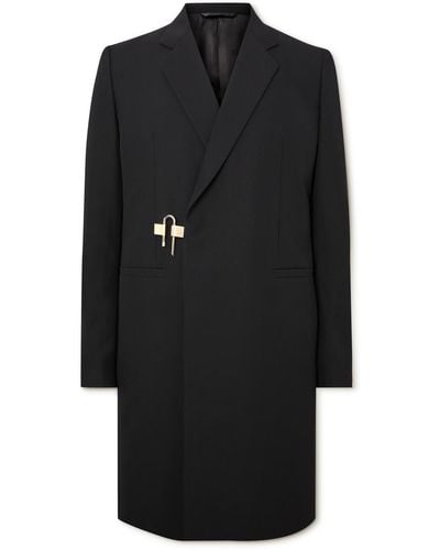 Givenchy Embellished Wool Coat - Black