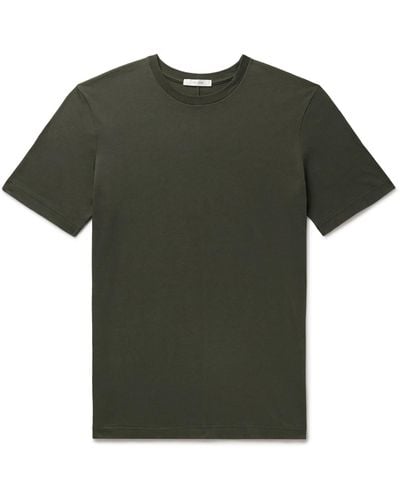 The Row Luke Cotton-jersey T-shirt - Green