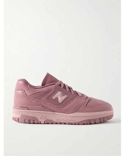 New Balance 550 Leather Trainers - Pink
