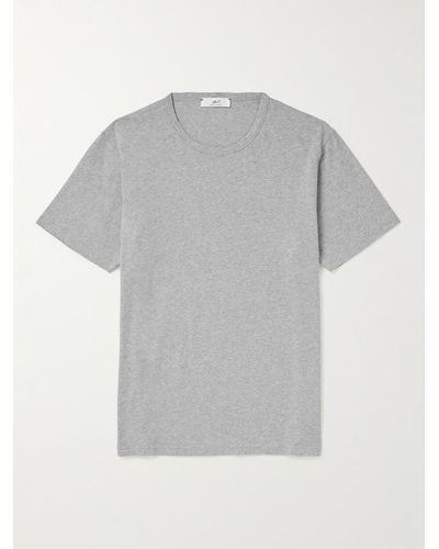 MR P. Cotton-jersey T-shirt - Grey