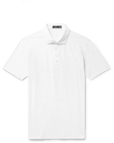 G/FORE Essential Stretch-piqué Golf Polo Shirt - White