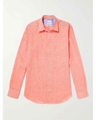 Paul Smith Linen Shirt - Pink