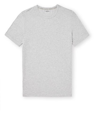 Calvin Klein Stretch-modal Jersey Pajama T-shirt - White