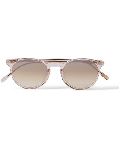 Oliver Peoples N. 02 Sun Round-frame Acetate Sunglasses - Pink
