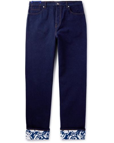 Burberry Wide-leg Jeans - Blue