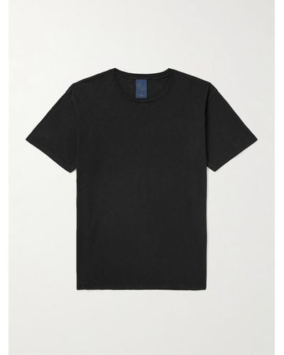 Nudie Jeans T-shirt in jersey di cotone Roffe - Nero