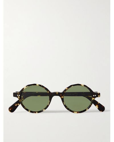 Monc Lokka Round-frame Tortoiseshell Bio-acetate Sunglasses - Multicolour