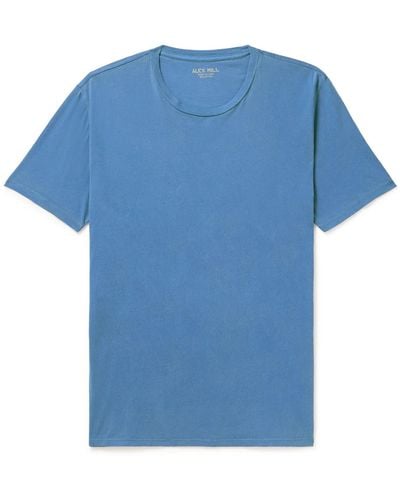 Alex Mill Mercer Cotton-jersey T-shirt - Blue
