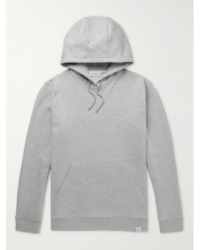 Norse Projects Vagn Slim-Fit Cotton-Jersey Hoodie - Grau