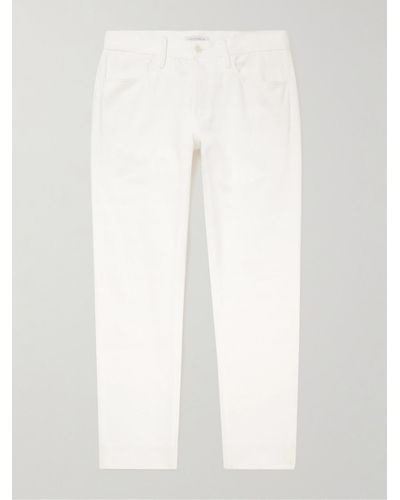 Gabriela Hearst Anthony Slim-fit Straight-leg Organic Jeans - White