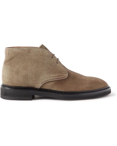 MR P. Lucien Regenerated Suede By Evolo® Desert Boots - Brown