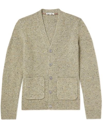 Alex Mill Donegal Merino Wool-blend Cardigan - Natural